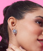 Indigo Dhalia - 2 in 1 earring
