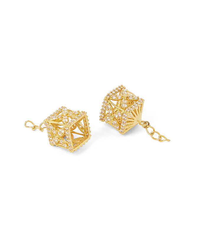 Chakor Jhumki Gold