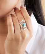Firoza Dhaal Ring