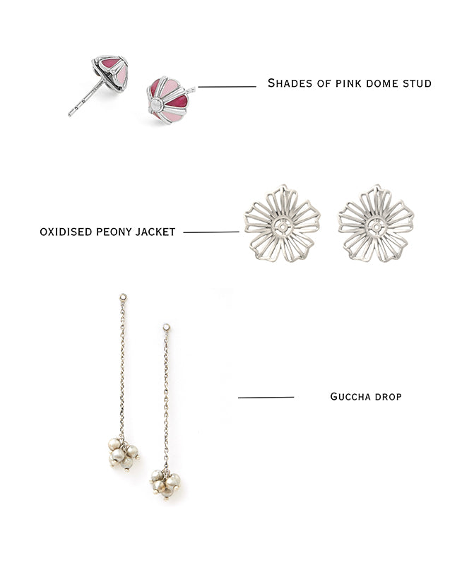 Arya- 4 in 1 earring
