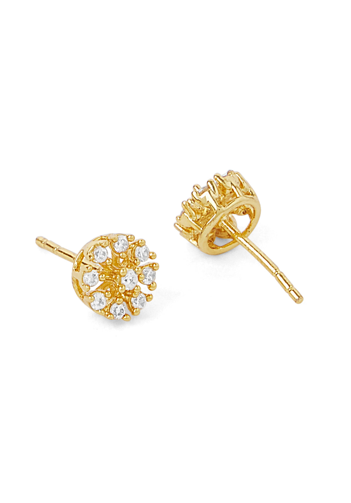 2 in 1 Sterling Silver Tara Earring with Detachable Chain Drop