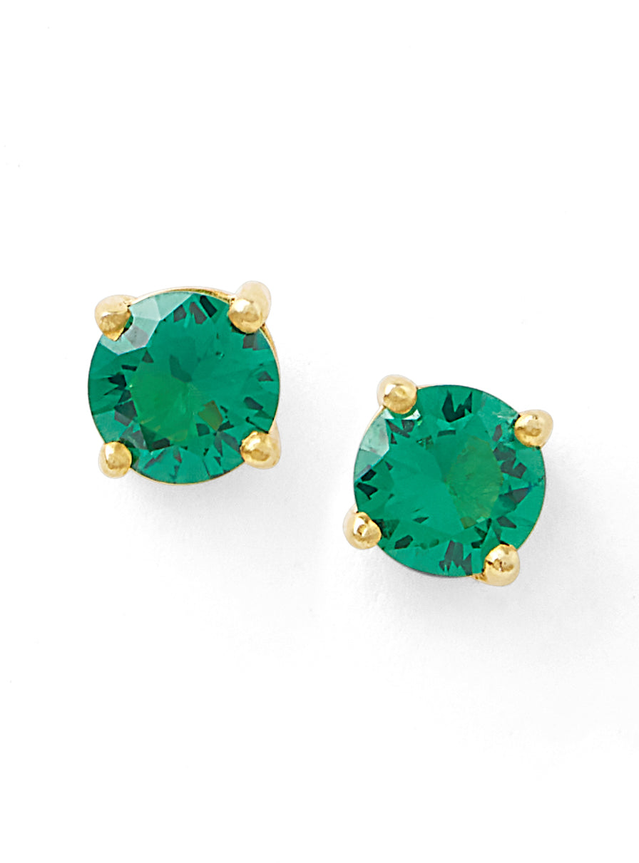 4 in 1 Pure Silver Detachable Avery Gold Plated Jhumki Earring in Green Stone