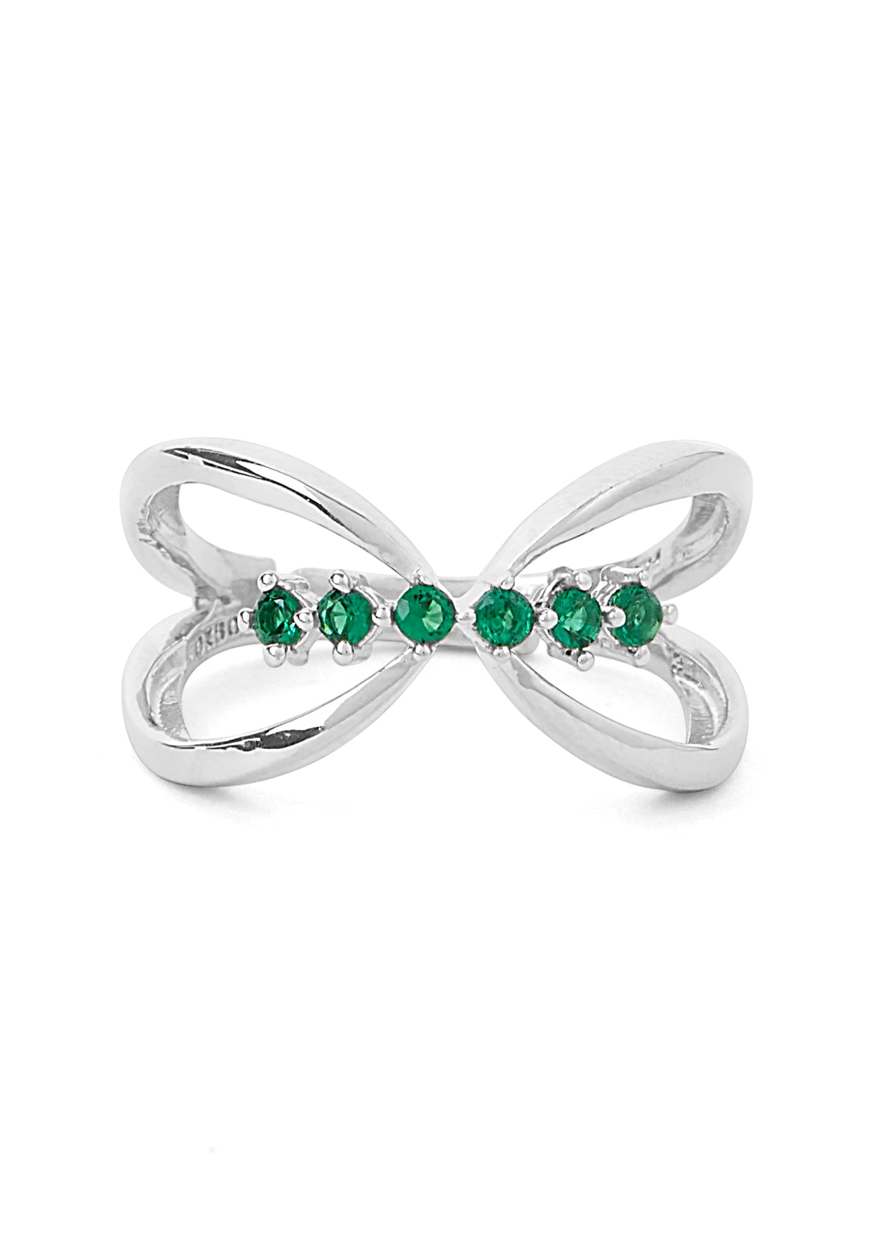 925 Silver Adjustable Infinite Love Ring in Gold Plating