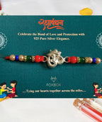 OM Silver Rakhi