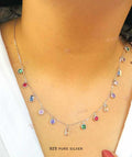 Muticolor stone necklace 2