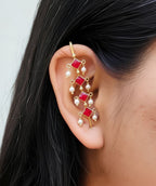 Lal Chaukhat earcuff G