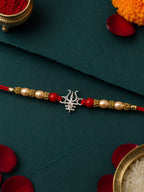 925 Pure Silver Trishul Rakhi