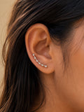 925 Pure Silver Ball Earcuff