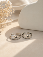 Four Petal Flower Toe Ring