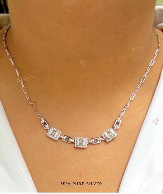 Baguette Necklace 1