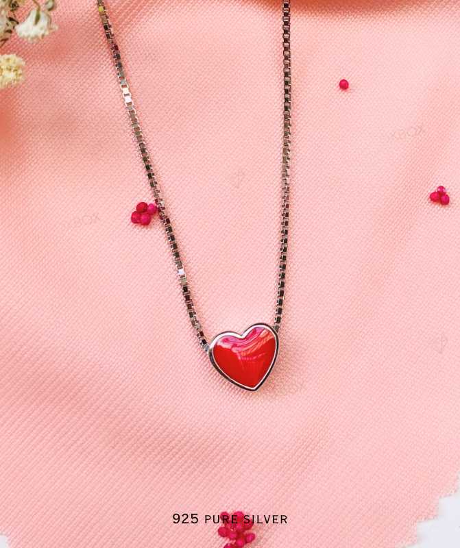Heart pendant chain 5