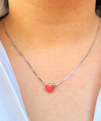 Heart pendant chain 5