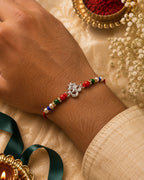 OM Pure Silver Rakhi