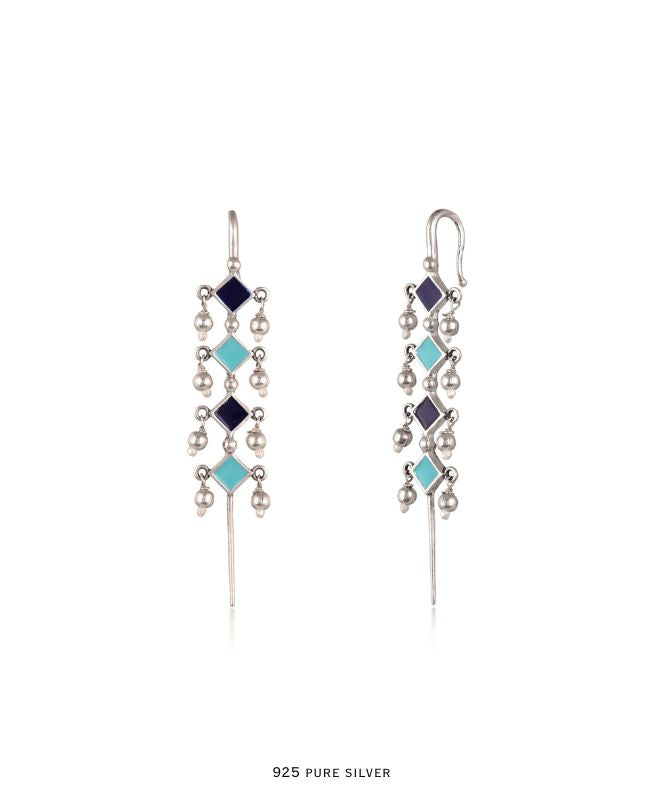 925 Pure Silver Chaukhat Earcuff