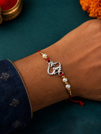 Sterling Silver Om Star Rakhi