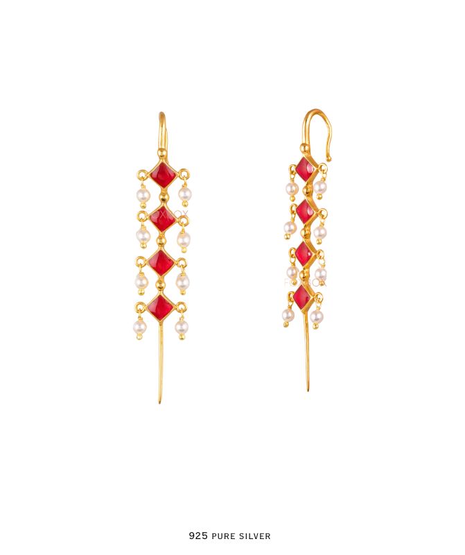 Lal Chaukhat earcuff G