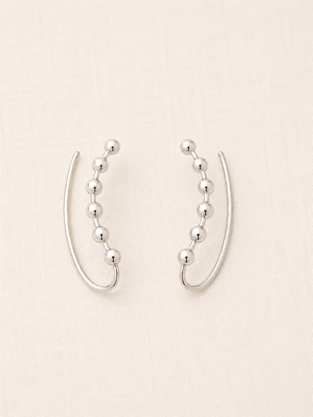 925 Pure Silver Ball Earcuff