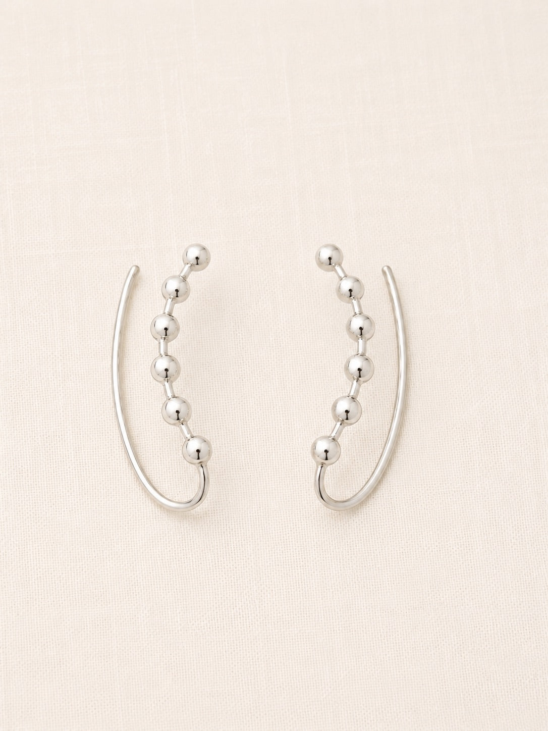 925 Pure Silver Ball Earcuff