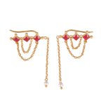 Charcha Red in 925 Pure Silver
