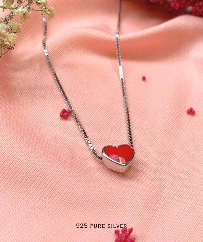 Heart pendant chain 5