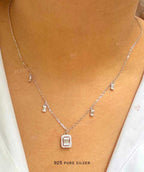 Baguette Charm necklace 2