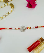 Om Mandala Silver Rakhi