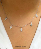 Cz Charm Necklace 4