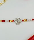 Om Mandala Silver Rakhi