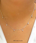 Cz Charm Necklace 2