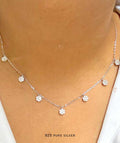 Cz Charm Necklace 1
