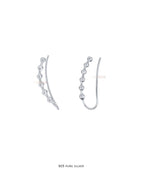 925 Pure Silver Ball Earcuff