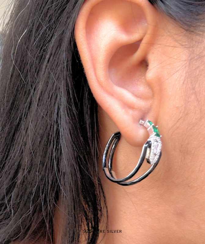Black J hoop 1
