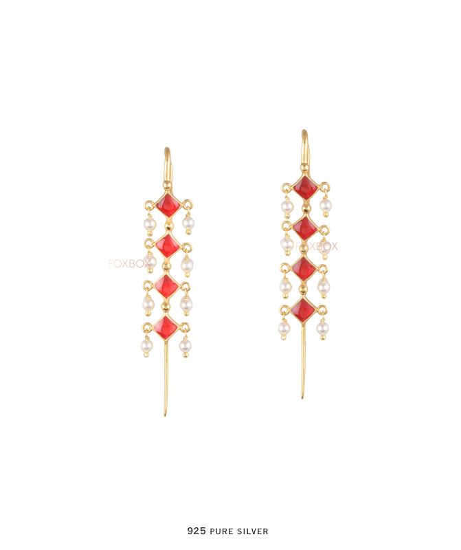 Lal Chaukhat earcuff G