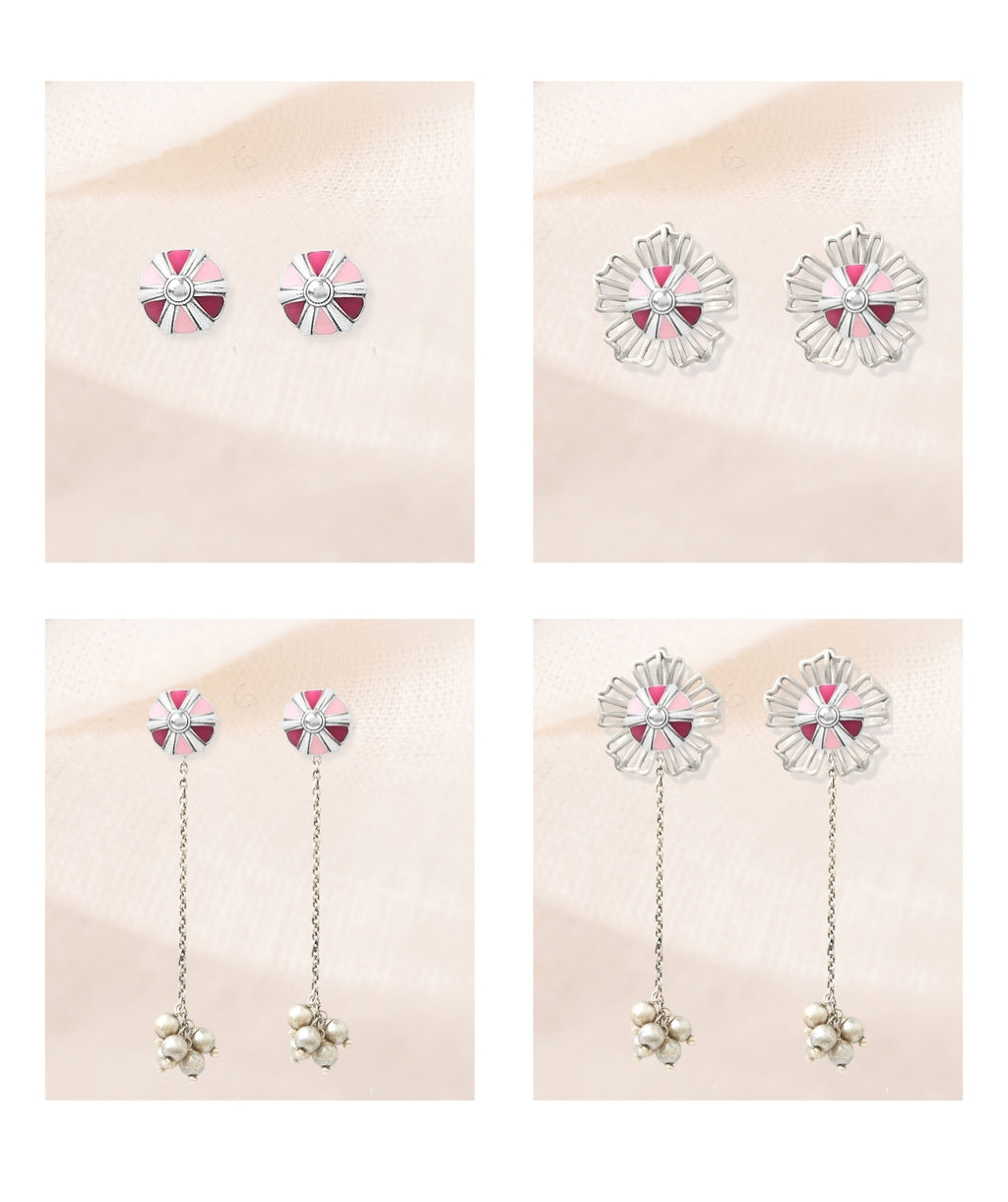 Arya- 4 in 1 earring