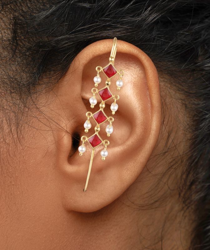 Lal Chaukhat earcuff G