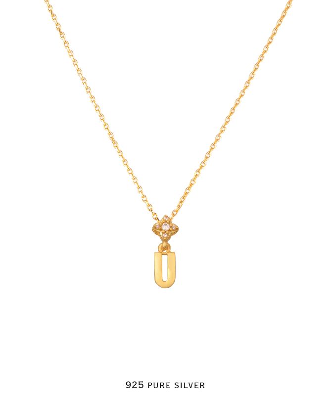Alphabet Chain Pendant