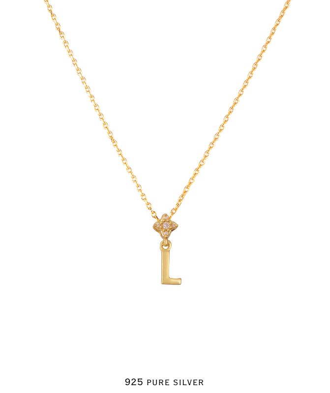 Alphabet Chain Pendant