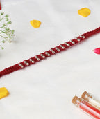 Rakshamoli 26 Silver Beads