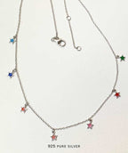 Star charms necklace