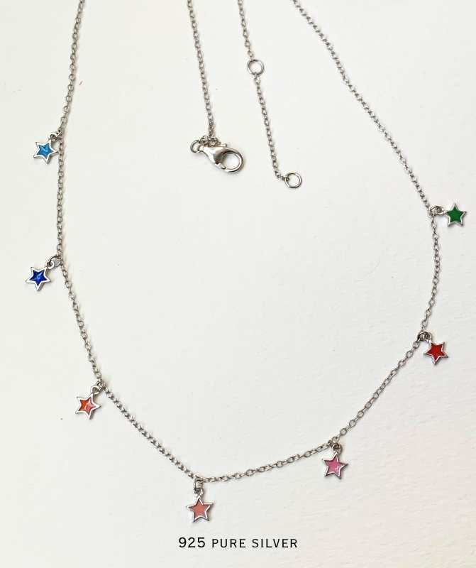 Star charms necklace