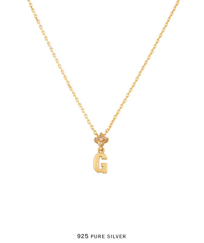 Alphabet Chain Pendant