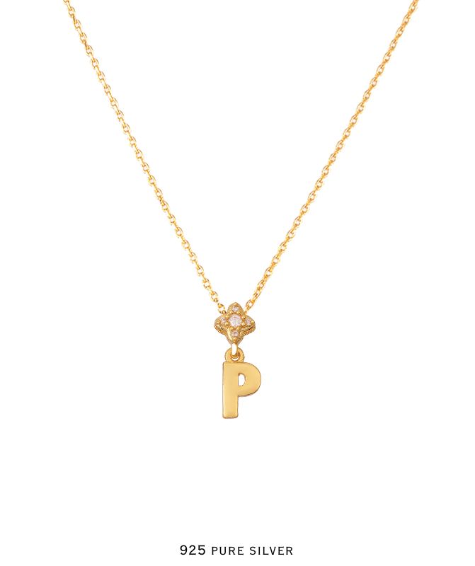 Alphabet Chain Pendant