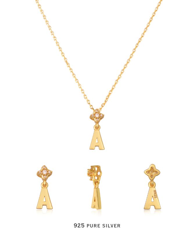 Alphabet Chain Pendant