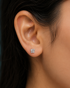 Clover Dailywear Pure Silver Stud