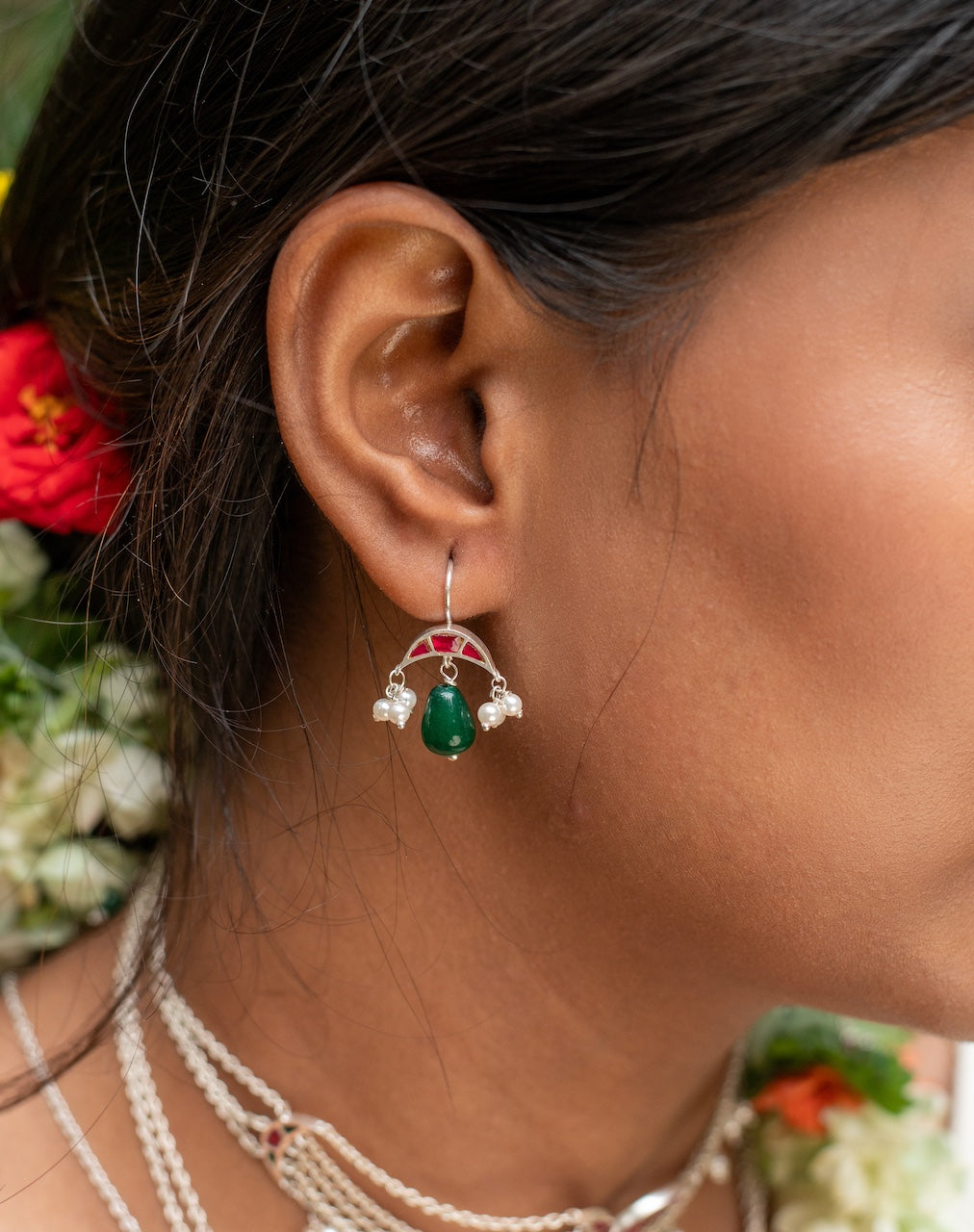 Laila in Red hook earring