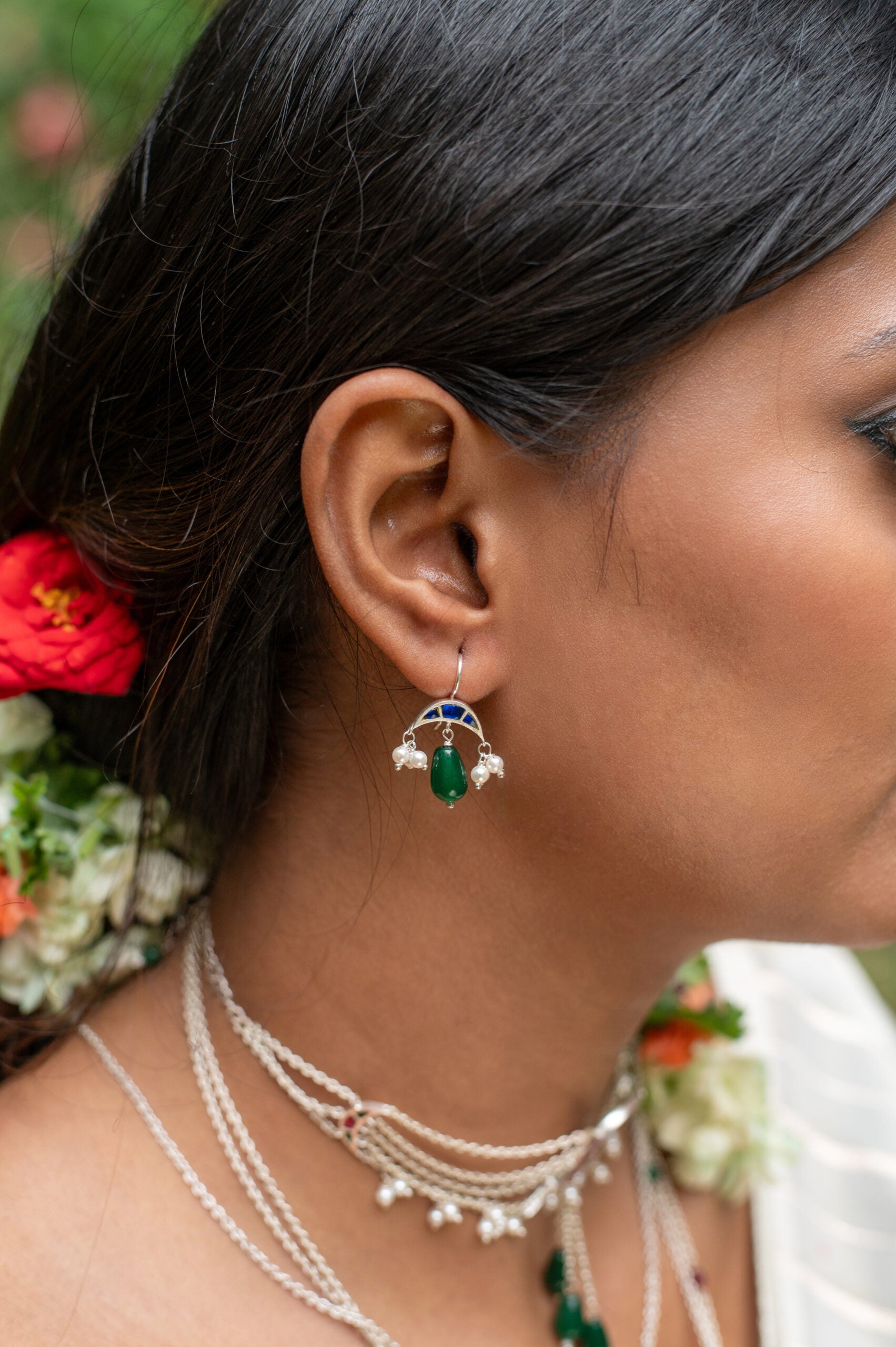 Laila in Blue hook earring