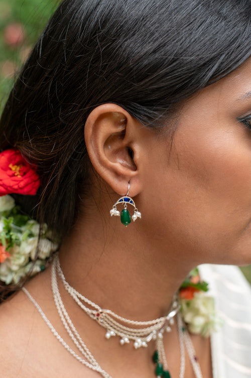 Laila in Blue hook earring