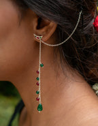 2 in 1 Saira earring