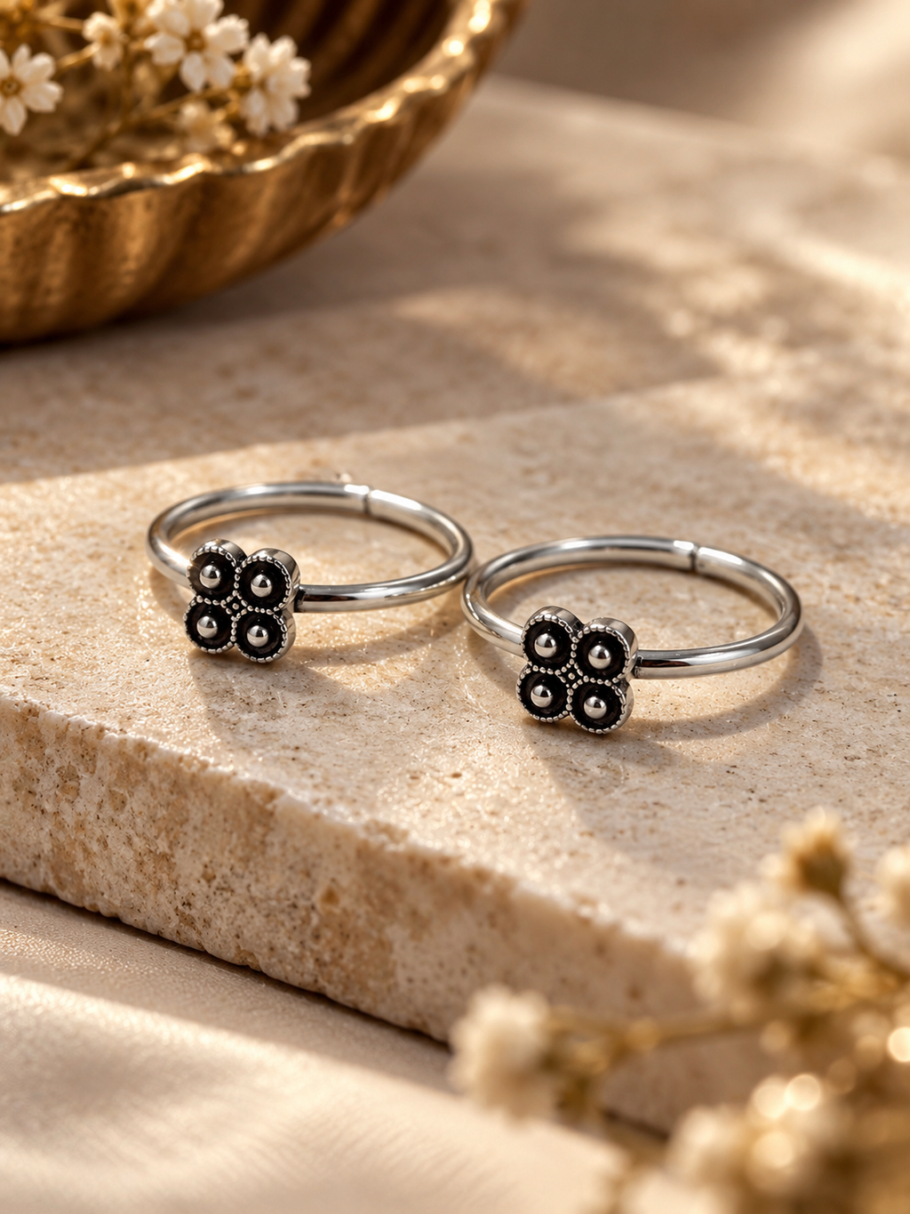 Clara Pure Silver Toe Ring