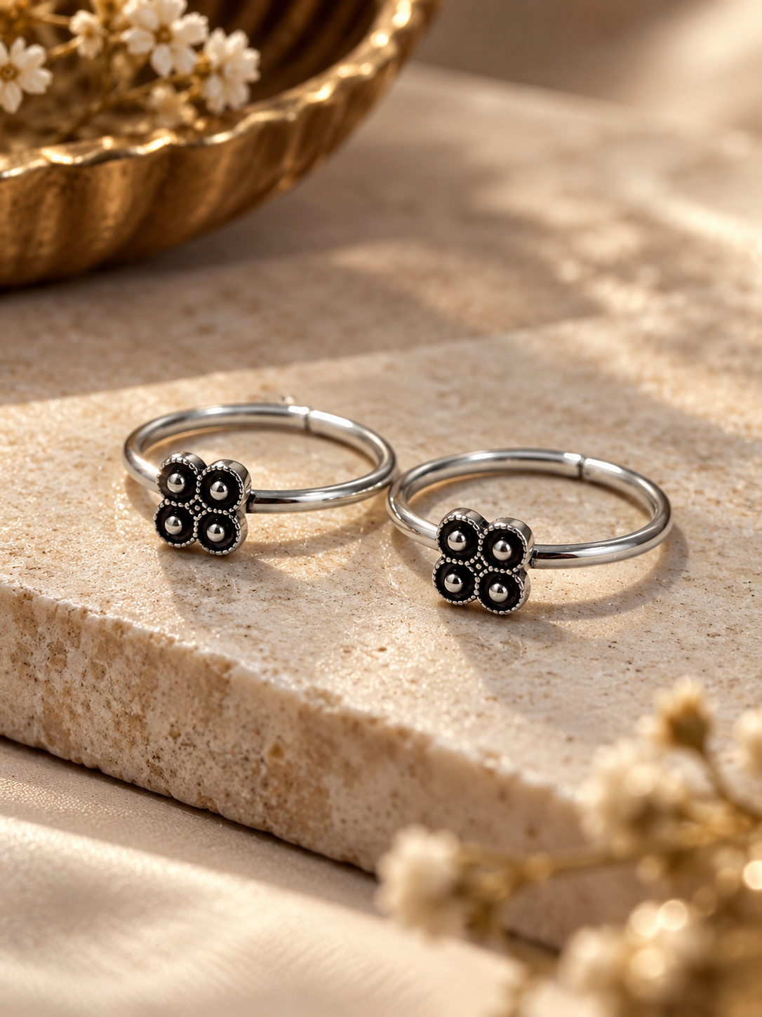 Clara Pure Silver Toe Ring